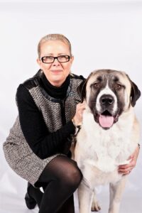 Anatolian Shepherd with owner