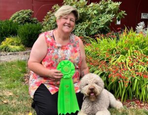 Owner Handler Erin Fogg with her dog