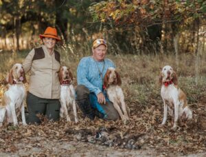 Kristi and Tony Libertore with Whiskey Hills Bracco Italiano